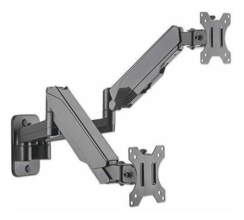 Imagen 5 de 6 de Soporte De Pared Para Monitor Doble Con Resorte De Gas Unive
