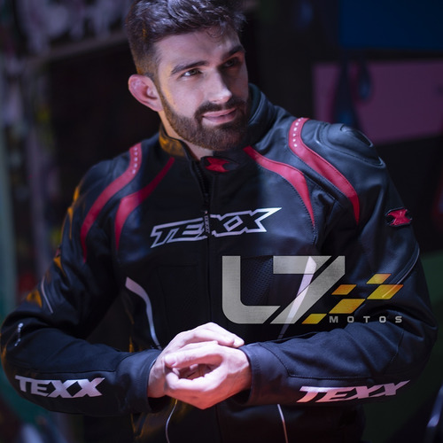 Imagem 7 de 7 de Jaqueta Motociclista Couro Texx Sniper C/ Cupim Lançamento