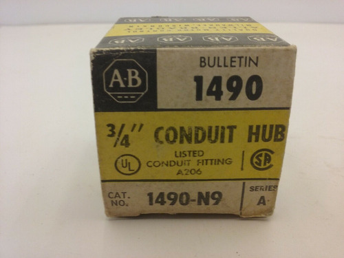 Allen Bradley 1490-n9 Conduit Connector Non-metallic 3/4 I