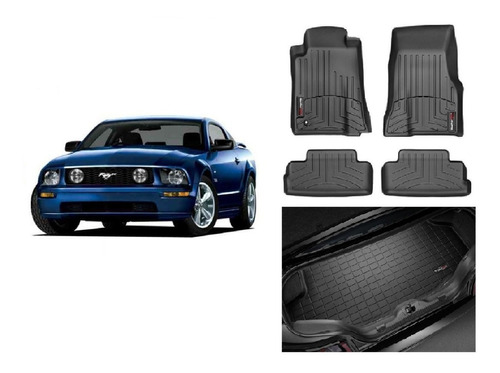 Alfombras Weathertech Para Ford Mustang 2005/2010