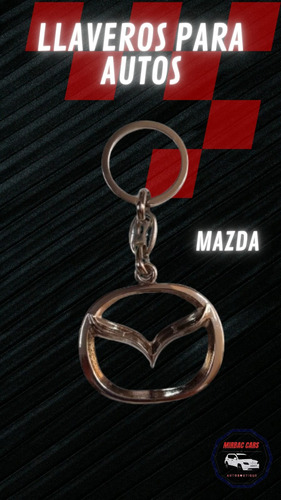 Llavero Para Auto Modelo Mazda