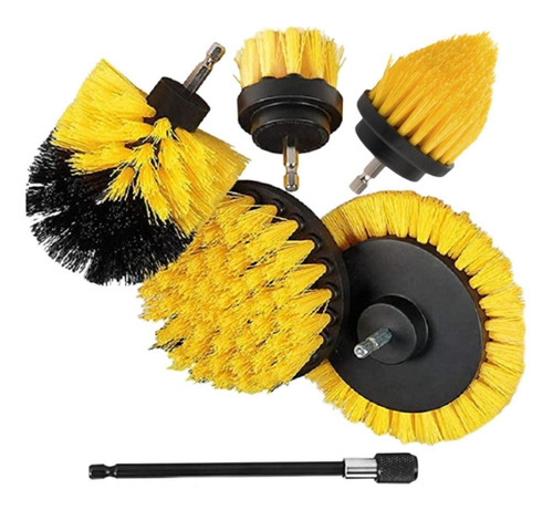 Juego De Accesorios De Cepillo De Taladro Eléctrico De 6