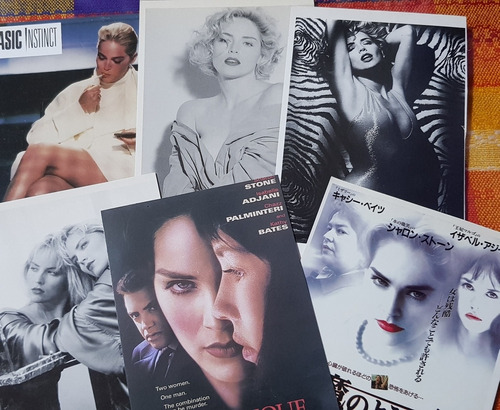 Sharon Stone Lote De 6 Postales