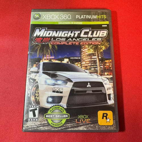 Midnight Club Los Angeles Xbox 360 Original