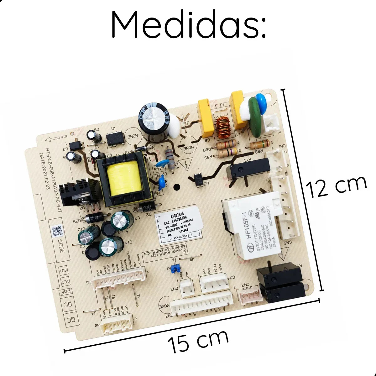 Placa de Controle Eletrônico para Geladeira Electrolux DM84X Bivolt