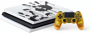 Sony PlayStation 4 Pro CUH-72 1TB Death Stranding Limited Edition color blanco y negro