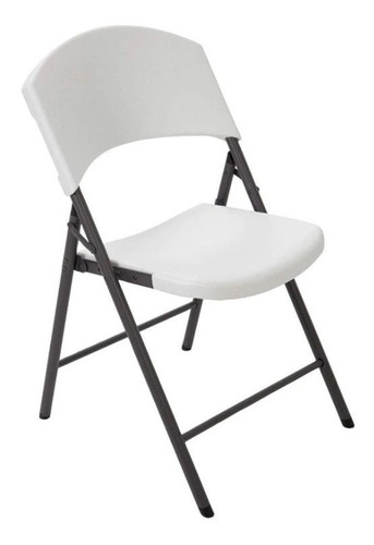 Silla De Plastico Plegable Lifetime 2810 Blanca 23900010 Color Blanco