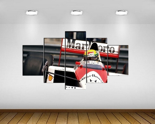 Cuadros Murales Fórmula 1 Ayrton Senna