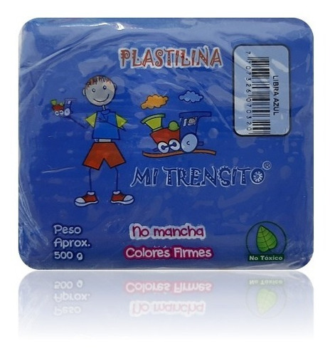 Plastilina Barra Mi Trensito Azul 500gr