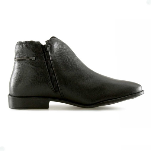 Bota Feminina Zíper Lateral Ajustável Perlatto Casual Cano B