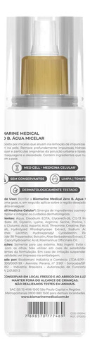 Água Micelar Pré Procedimento Zero B Biomarine