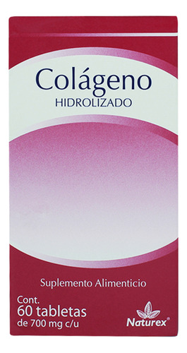 Colágeno Hidrolizado 700 Mg Naturex C/60 Tabletas