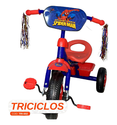 Triciclos De Niños Niñas Spiderman Hulk Princesa 