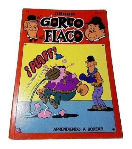 Revista El Album Gordo Y El Flaco 5 Aprendiendo A Boxear 