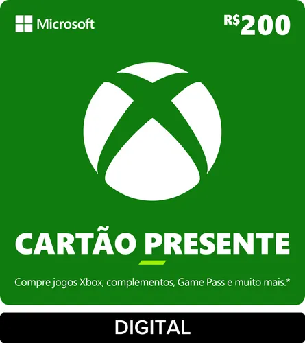 Gift Card Xbox Presente