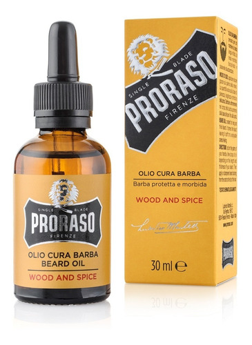 Proraso Aceite Para Barba Madera Y Especias 