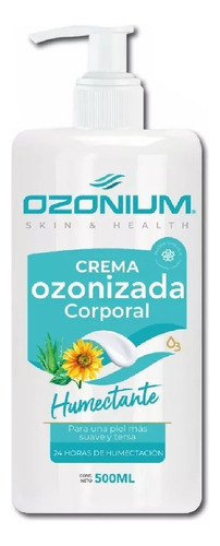 Crema Corporal Ozonizada 500ml, Ozonium Ozon007