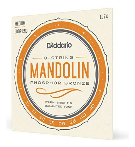 comprar Cuerdas De Mandolina D'addario - Bronce Fósforo - 8 Cuerdas 
