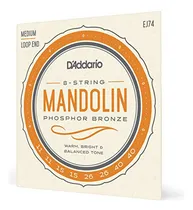 Comprar Cuerdas De Mandolina D'addario - Bronce Fósforo - 8 Cuerdas 