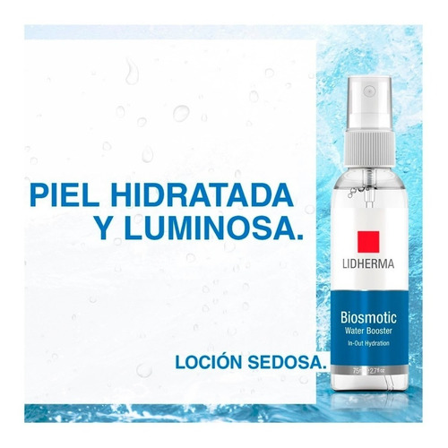 Loción Lidherma Biosmotic Water Booster De 75ml