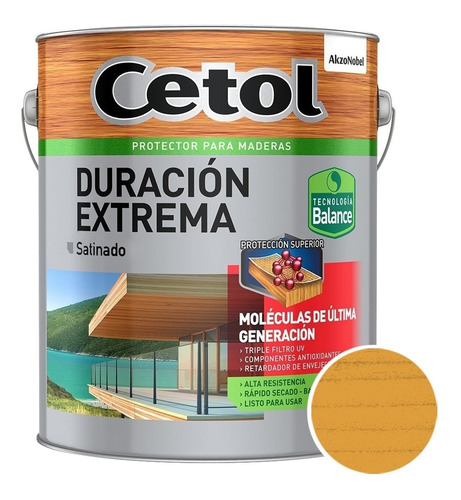 Cetol Duracion Extrema Natural Sat Al Agua X 4l - Caporaso