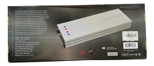 Amplificador Precisión Power Pht1.2000 Gris