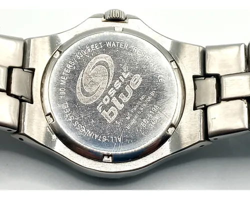 Reloj fossil blue 100 meters new arrivals