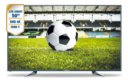 Smart Tv 50'' Punktal Led 4k Tv Digital Isdb-t Usb Hdmi