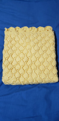 Imagen 3 de 4 de Colcha Para Bebe Tejido A Palito Modelo 6