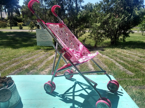 Imagen 2 de 9 de Coche De Muñeca + Practicuna De Juguete Y Bolso Dreams