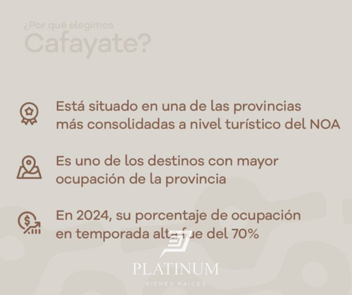 Departamentos Venta Cafayate, Salta Argentina