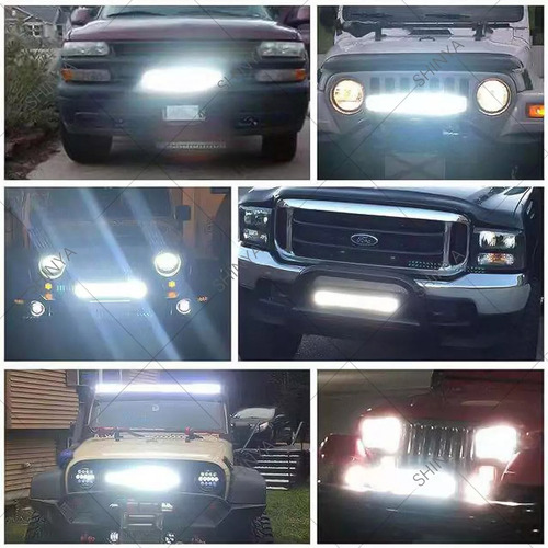 Barras Led Automovil 156w Blanco 51cm 24v Para Jeep Faros