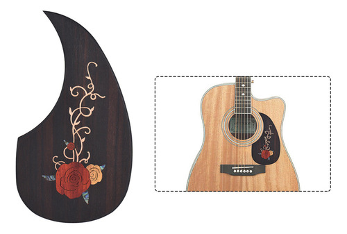 Protector De Guitarra En Color Ébano For 40 Y 41 Con Estamp
