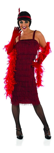 Fun Shack Disfraz De Mujer Vestido Rojo Décadas 20s Disfrace