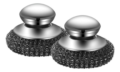 2pcs Cepillo Acero Inoxidable, Estropajo De Acero Inoxidable
