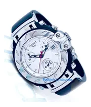 Comprar Reloj Tissot T-race Dama Negro Caucho Cronógrafo