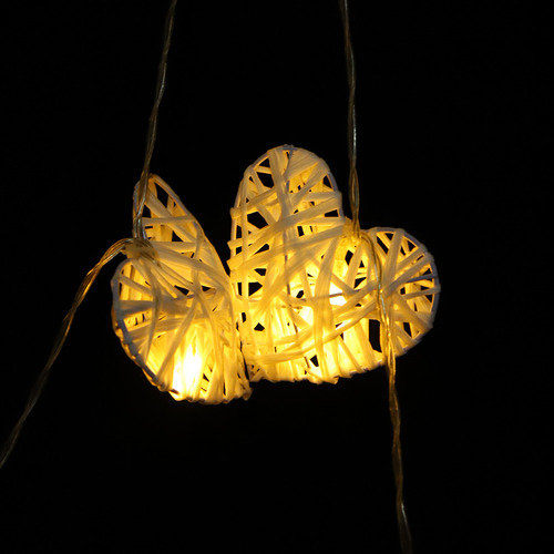 Cordón De Ratán Con Forma De Bola Cálida Y Romántica Con For