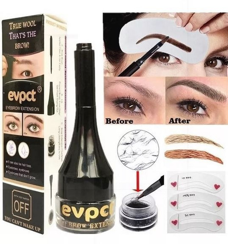 3d Extenciones De Cejas Gel Resistente Al Agua Instantanea
