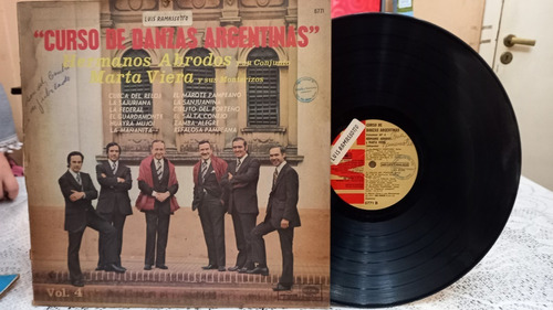 Hermanos Abrodos Curso De Danzas Argentinas Vol. 4 Vinilo Ex