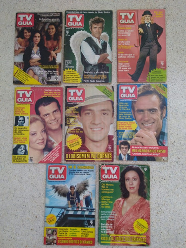 Revistas Tv Guia Anos 70 N° , 3, 5, 9, 10, 11 E 12