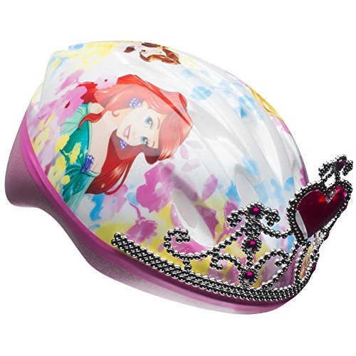 Casco Para Niñas Bell Disney Princesa Tiara 3d