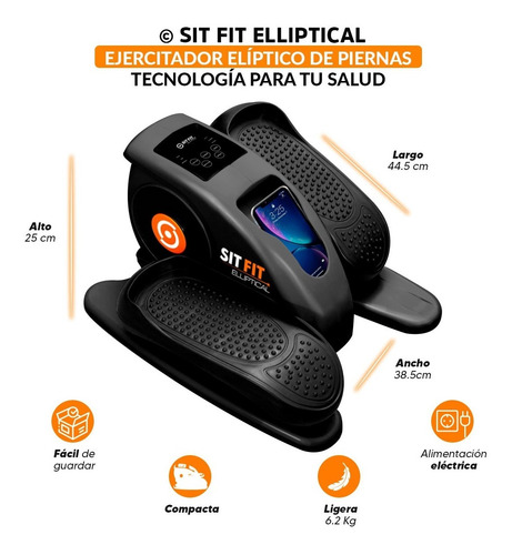 Ejercitador Elíptico Para Piernas Sit Fit Elliptical