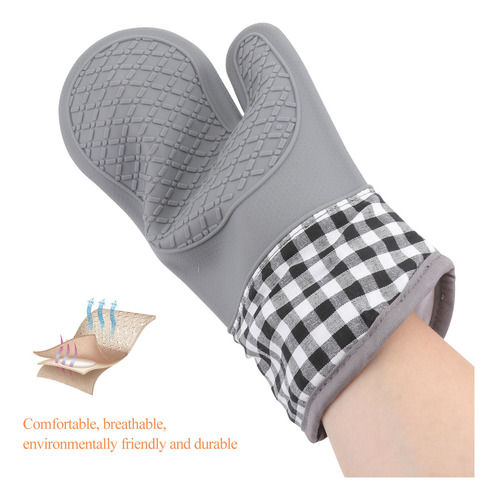 1 Juego De Guantes De Horno Y Soporte Para Ollas De Alta Cal