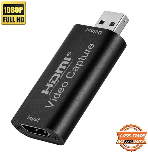Tarjeta De Captura De Video Y Audio Hdmi A Usb 1080p Usb 2.0