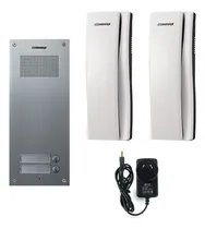 Comprar Kit Portero Electrico Commax 2 Departamentos Telefonos Audio Color Gris