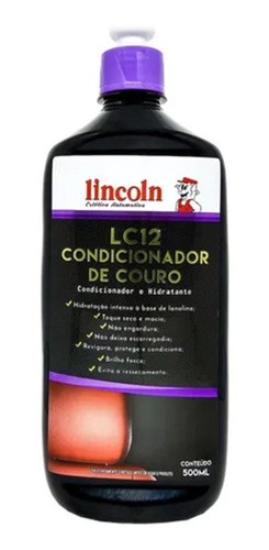 Hidratante E Condicionador De Couro 500ml - Lc12 - Lincoln