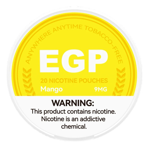 Egp Chicle Nicorette 9mg Para Dejar De Fumar Color Sabor A Mango