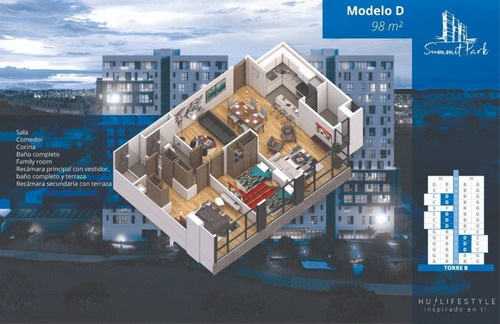 Summit Park Departamento En Venta Modelo D Piso 11