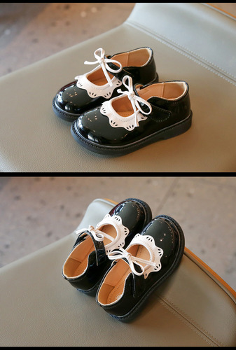 Zapatos De Princesa Con Lazo Para Niños Hermosos Cómodos