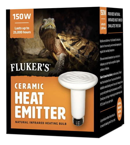 Emisor De Calor Cerámico Fluker's Para Reptiles 60w